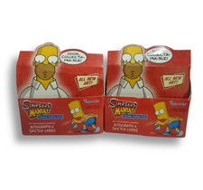 HUGE Simpsons Mania Trading Card Lot ~380 Cards 2 Boxes Inkworks 2001 picture