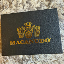Macanudo Gold Tone Cigar Lighter - Gold Tone Finish - In Box picture