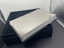 Montblanc Lifestyle Desk Accessories Polished Silver Memo Pad Paper 7794 $595 picture