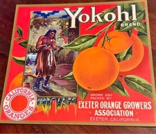 Vintage Original Fruit Crate Labels - NOS picture
