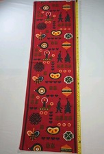 Vintage Scandinavian Christmas Table Runner Or Dresser Scarf 76