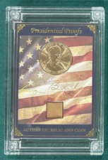 2025 A Word From POTUS Presidential Proof George HW Bush 07/76 Coin & WH Relic picture