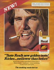 Vintage 1979 Real Cigarettes Advertisement R.J. Reynolds Tobacco Retro Ad picture
