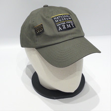 NWOT National Army Museum Founding Sponsor Olive Green Cap Hat & Pin Set (B2) picture