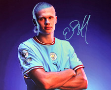 Erling Haaland Signed 8x10 inch Authentic Original Autograph + COA picture