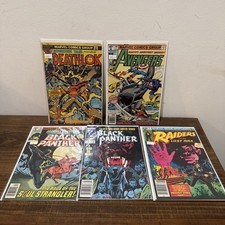 Vintage Marvel Comics Lot Of 5 Comic Books Mixed Titles 1970’s And 80’s picture