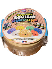 NEW RMS Crazy Fun Viral Mystery Squishy Dumpling Golden Sparkle Edition SEALED picture