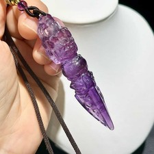 Natural Amethyst Quartz Purple Uruguay necklaces picture