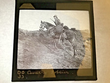 CAVALRY SOLDIER Magic Lantern Slide WW1 picture