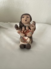 Antique Native American Storyteller Pottery signed E. Cajero picture