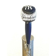 MLB NY Yankees Beer Tap Handle Kegerator Pub Style Baseball New York Bronx Wood picture