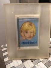 Vintage Ultra Brite Toothpaste Lenticular Ad Lucite Frame 10x8 SEE VIDEO picture
