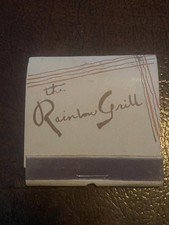 The Rainbow Room & Grill Rockefeller Center Cocktail Lounge Feature Matchbook picture