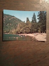 CAMERON LAKE POST CARD VANCOUVER ISLAND BRITISH COLUMBIA CANADA picture