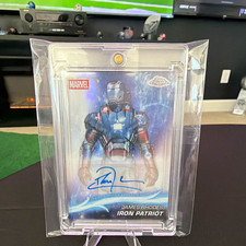 Topps 2025 Marvel Studios Chrome Don Cheadle Autograph AA-DC Iron Patriot IM3 picture