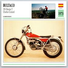 Bultaco  350 Sherpa T C Coutard  1973 Spain Edito Service Atlas Motorcycle Card picture