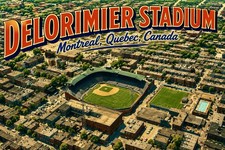 DELORIMIER STADIUM Montreal, Quebec, Canada MODERN Postcard Baseball C783 picture
