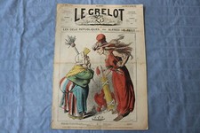 1872 JANUARY 28 LE GRELOT NEWSPAPER - LES DEUX REPUBLIQUES - FRENCH - NP 8575 picture