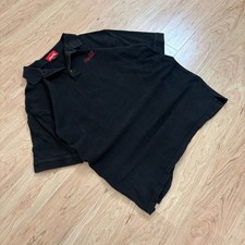 Coca-Cola Black Polo Shirt with Red Embroidered Logo picture