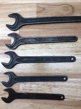 Vintage LOT Tools GEDORE Wrench Open End Germany DIN 894 picture