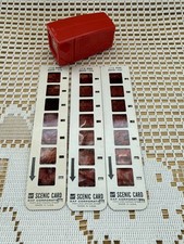 Vintage J.F.K. Space Center H435, H436 & H437 Retro Scenic Card Slide Strips picture