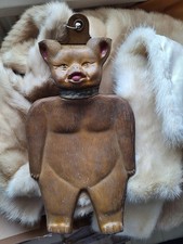 Antique 1920s Dunlop Animal Series Rubber Teddy Bear Hot Water Bottle Novelty picture
