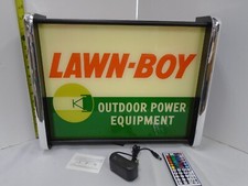 Lawn-Boy outdoor power LED Display lighted sign lightbox Wall light picture