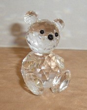 Swarovski Crystal Teddy Bear - A7664-NR044 000 1985-1988 Block Logo No Box picture
