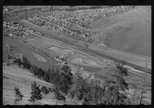 Photo:Missoula Montana 1942 Aerial View City Landscape Reservoir picture