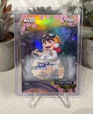 2026 Topps Chrome Star Wars Liam Karlson as Yuko Visions Auto Gold Refractor /50 picture