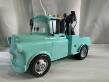 Rare Disney Pixar Cars MATER Talking & Tow Light Up Teal Tested New Batteries picture