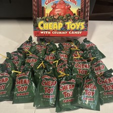 1986 Topps Rare Vintage Garbage Pail Kids Cheap Toys 24 bags In Original Box. picture