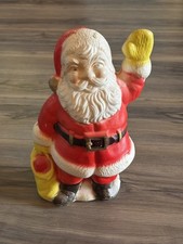 Vintage Midcentury Blow Mold Santa No Cord picture