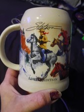 1989 Stetson Limited Edition holiday cowboy stein picture