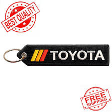 TOYOTA TRD TACOMA TUNDRA 4RUNNER RAV4 SUPRA KEYCHAIN TAG DOUBLE SIDED JDM picture