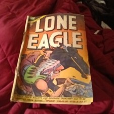 Ajax Farrell 1954 Lone Eagle #2 Golden Age Western hero native American fighter picture