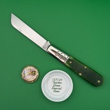 GEC 153124 #15 TC Barlow Tractor Green Sawcut Bone 1095 Tidioute USA picture