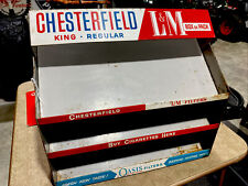 VINTAGE CHESTERFIELD/LM METAL GENERAL STORE CIGARETTE DISPLAY RACK picture