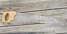 VINTAGE DISSTON HAND SAW - T1 Townsman, USA steel, 26