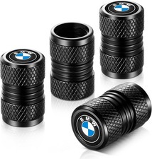 Tire Valve Stem Caps 4Pcs Compatible BMW M Series Universal Car Air Covers Black picture