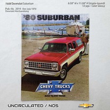 UNCIRCULATED 1980 Chevrolet SUBURBAN 12 pg Dealer Sales Brochure #3914 Rev 7/79 picture