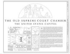 Photo:Washington DC U.S. Capitol Old Supreme Court Chamber 1800s HABS picture