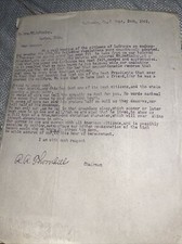 Antique LaGrange Georgia Citizen Resolution: President Wm McKinley Assassination picture