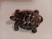 1920s Antique Turtle Crane Breed Casket Paperweight. Excellent Condition picture