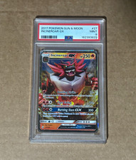 Pokémon 2017 Sun & Moon Incineroar GX #27 PSA 9 Graded Card Cert 162393829 picture