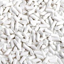 8 Pounds Rock Tumbling Filler Media 1/5 X 2/5 Reusable Cylinder Ceramic Pellet picture