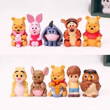 10pcs Winnie The Pooh PVC Action Figures Set Pooh Tigger Eeyore Piglet Toys picture