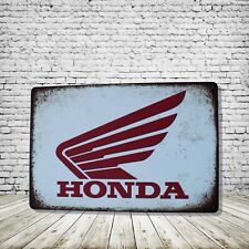 Honda Vintage Style Tin Metal Bar Sign Poster Man Cave Collectible New picture
