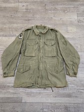 Vintage M-51 Field Jacket OG107 Men’s Size Large US Army Patch 50s Doobie Man picture