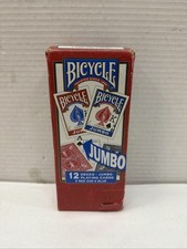 Bicycle Jumbo Faces Playing Cards, Durable Card Constructi 12 pks. picture
